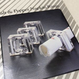 Salt and Pepper Napkin Rings